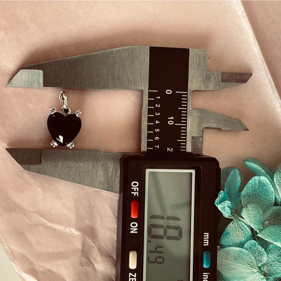 New - Tous Onyx Little Black Heart Pendant 4-little Bears Huggers Dangle - Picture 8 of 16